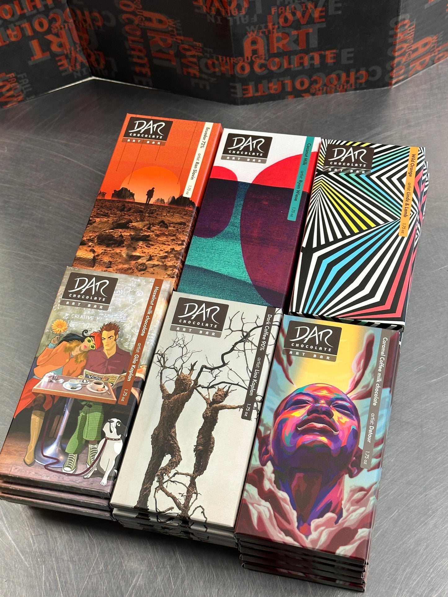 Art Bar: Single Origin Colombia Dark Chocolate Bar 85% Cacao