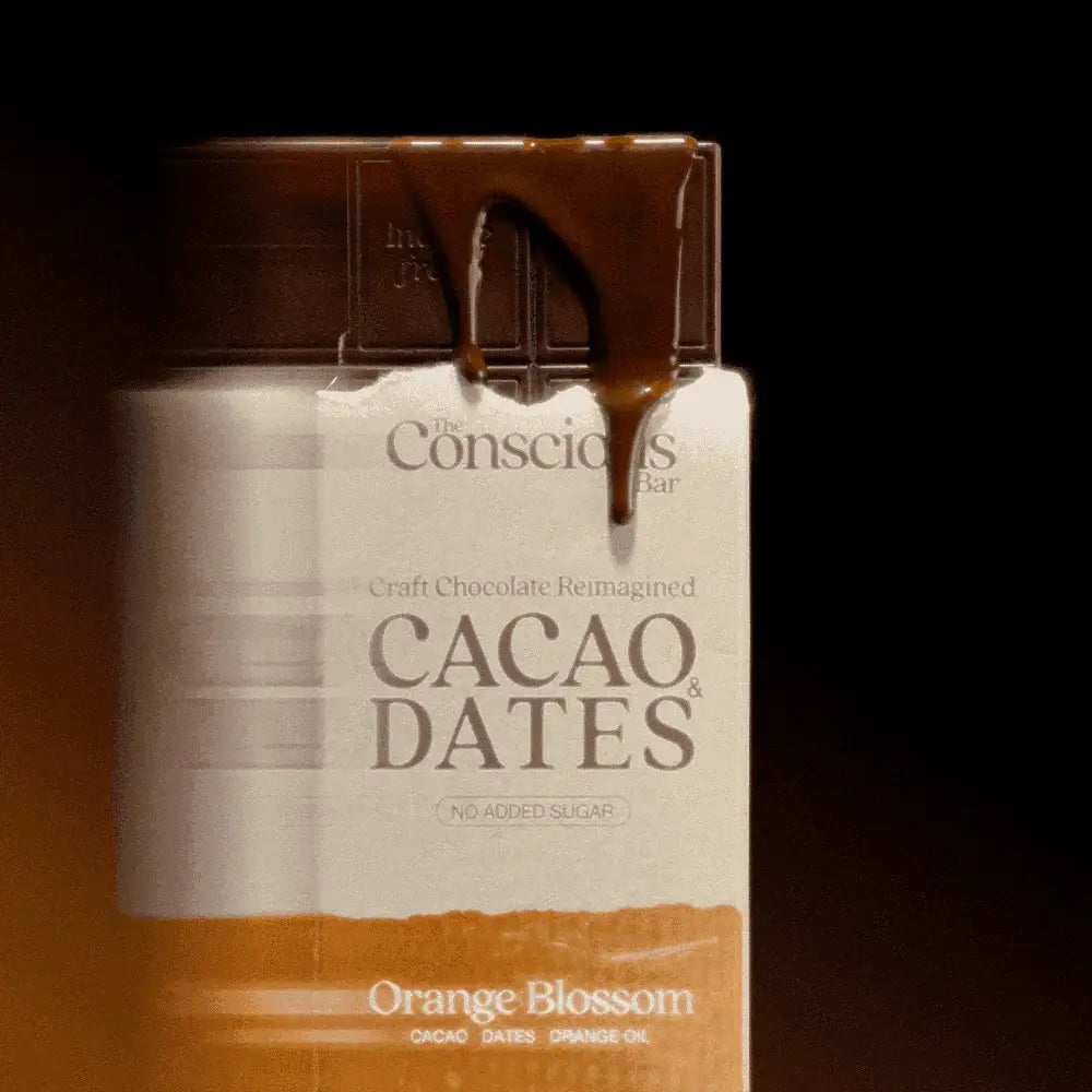 Date Sweetened Dark Chocolate - Orange Blossom