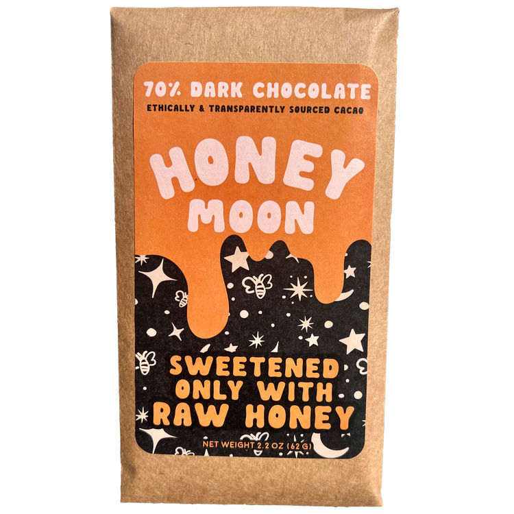 Honeymoon 70% Dark Chocolate for the Raw Honey-Sweetened collection
