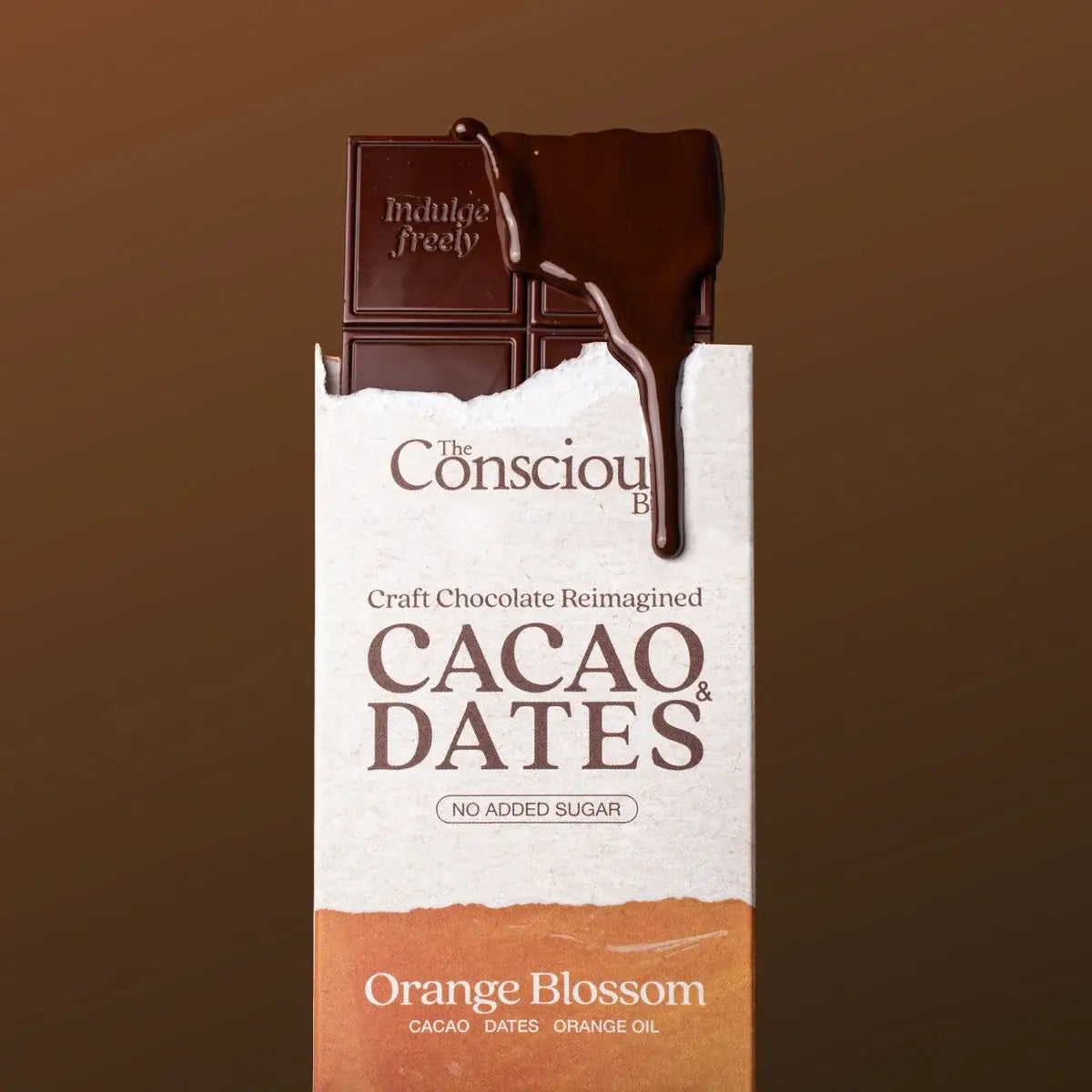 Date Sweetened Dark Chocolate - Orange Blossom