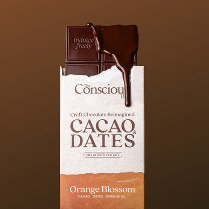 Date Sweetened Dark Chocolate - Orange Blossom