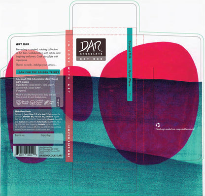 Art Bar: Coconut Milk 68% Dark Chocolate Bar Vegan