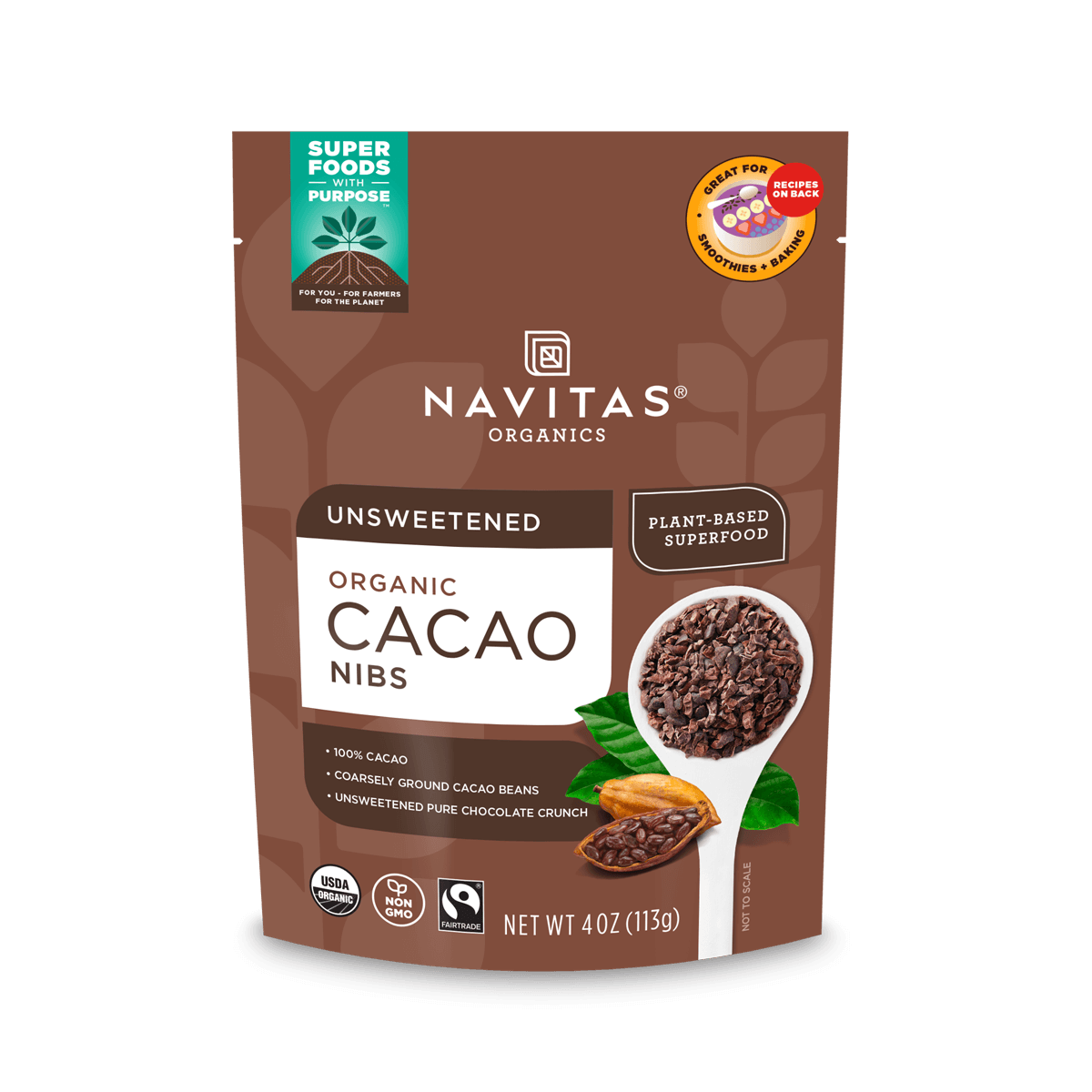 Cacao Nibs: 16 oz