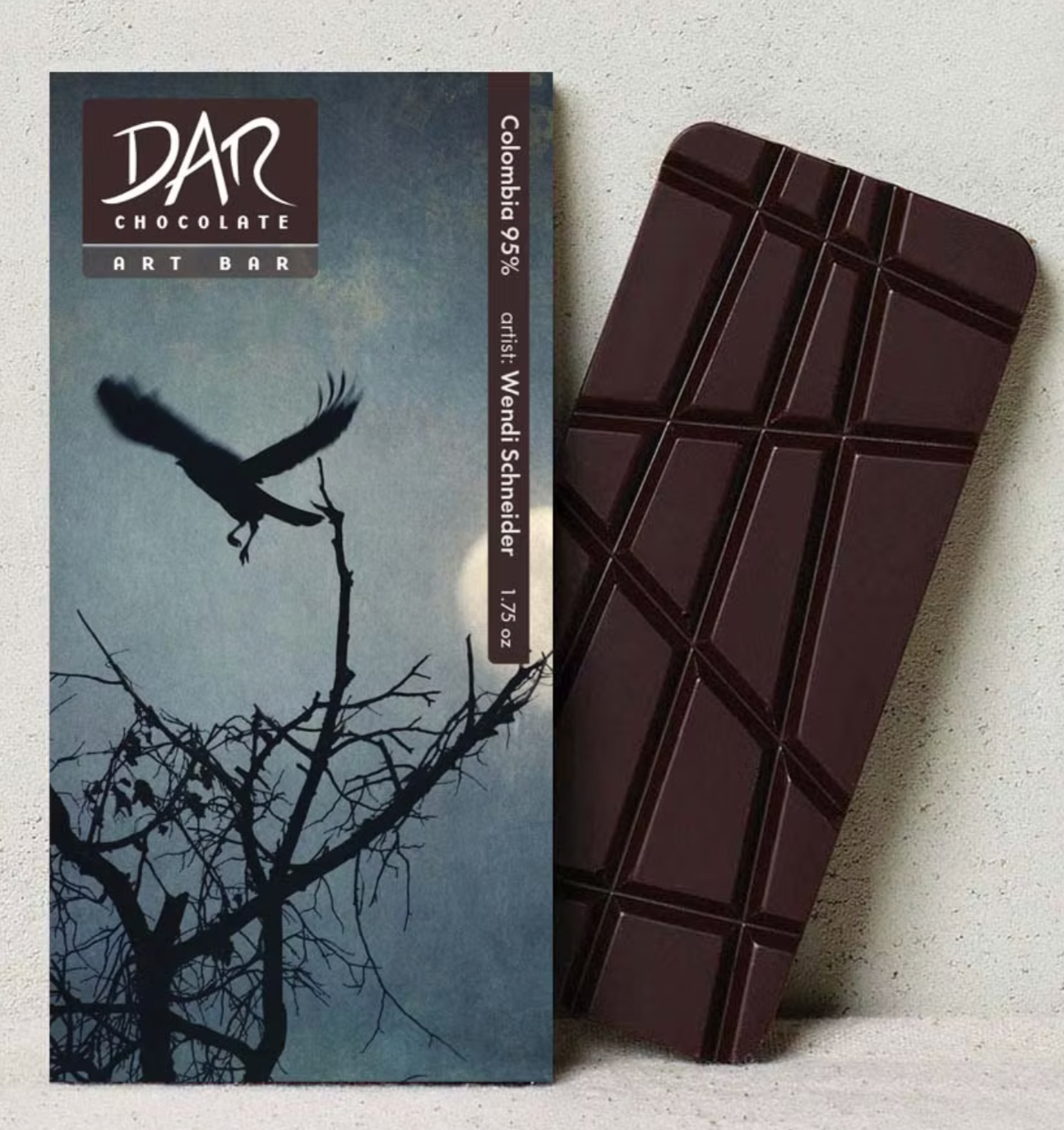 Art Bar: Single Origin Colombia Dark Chocolate Bar 85% Cacao