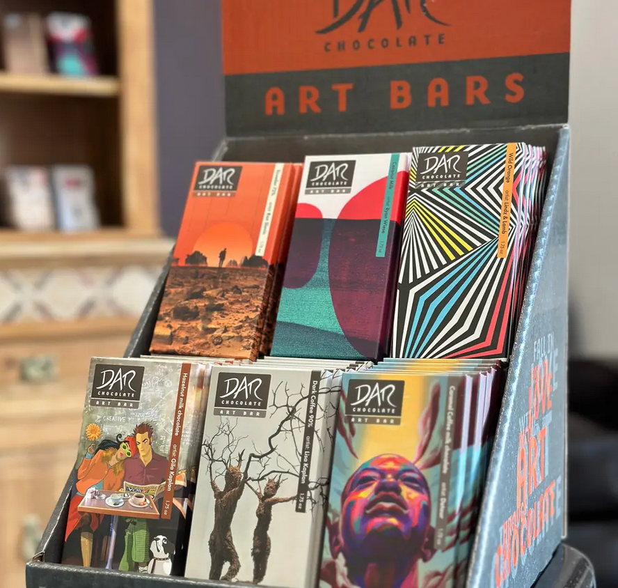 Art Bars! Hazelnuts & Milk Chocolate Bar Organic