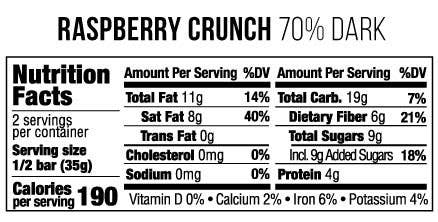 Raspberry Crunch Bar