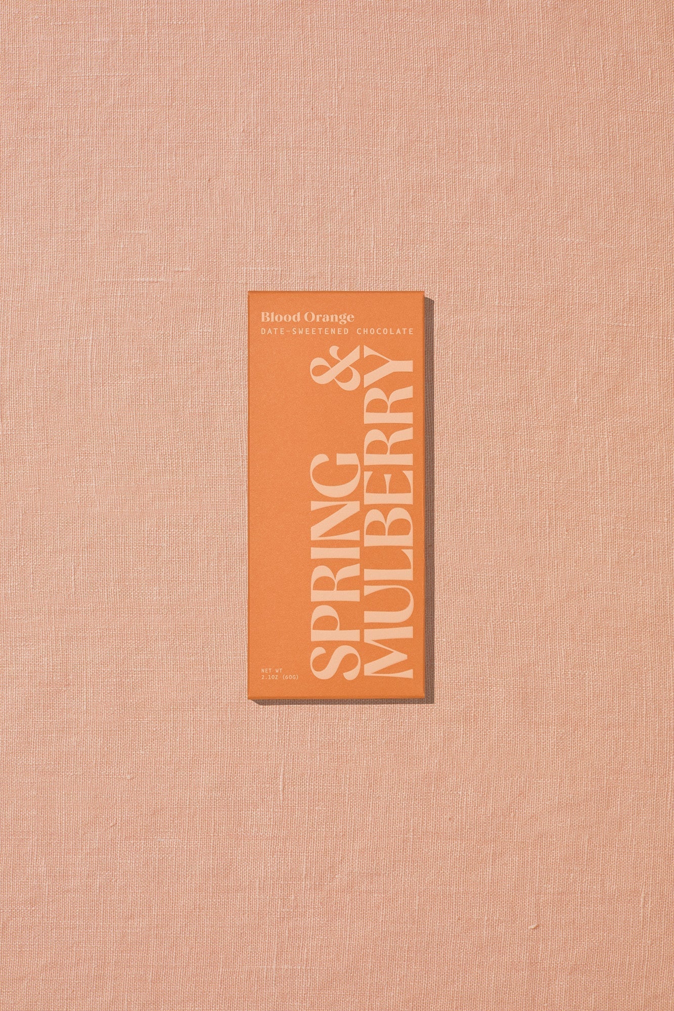 Blood Orange Date-Sweetened Dark Chocolate bar included in the Discovery Box