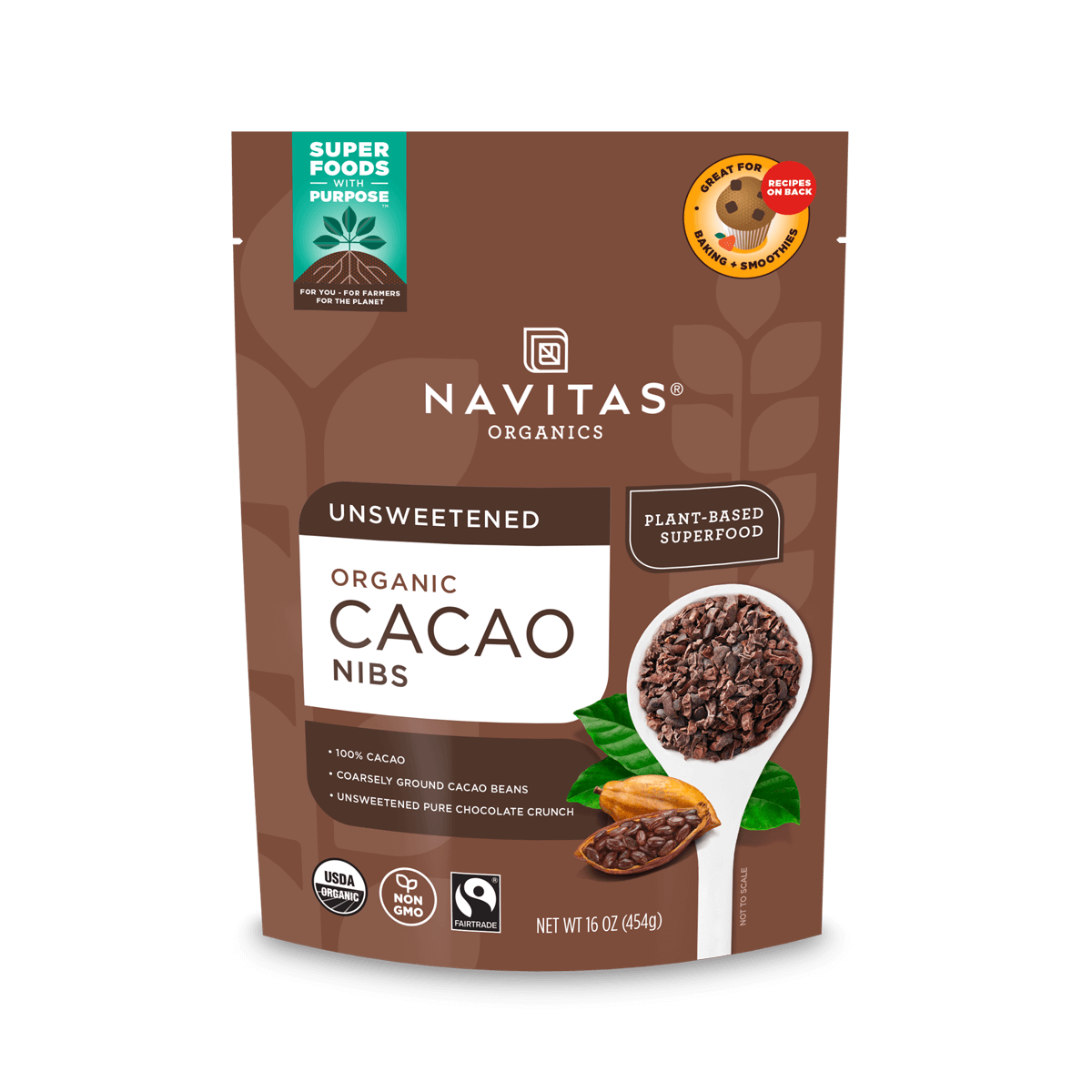 Cacao Nibs: 16 oz