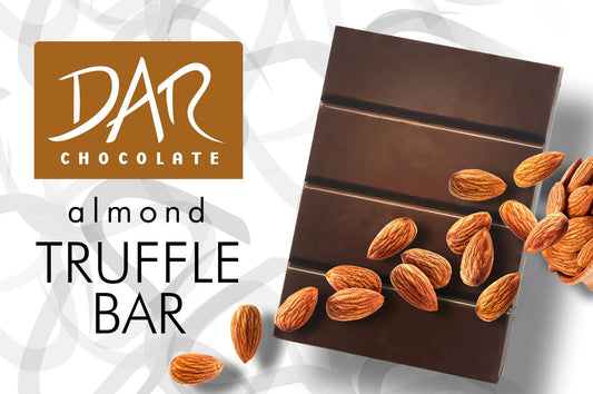 Truffle - Almond Chocolate Bar - Vegan