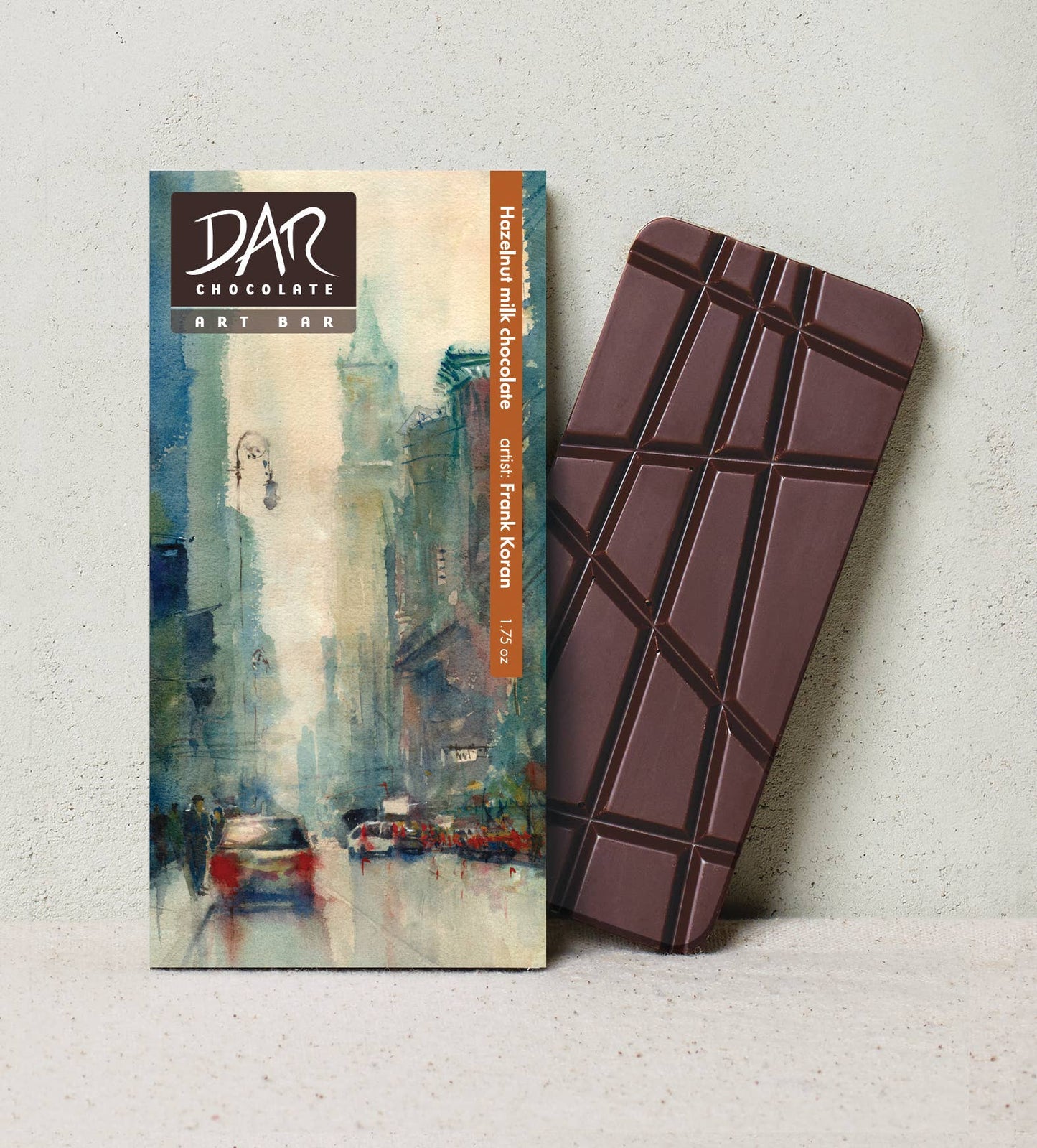 Art Bars! Hazelnuts & Milk Chocolate Bar Organic