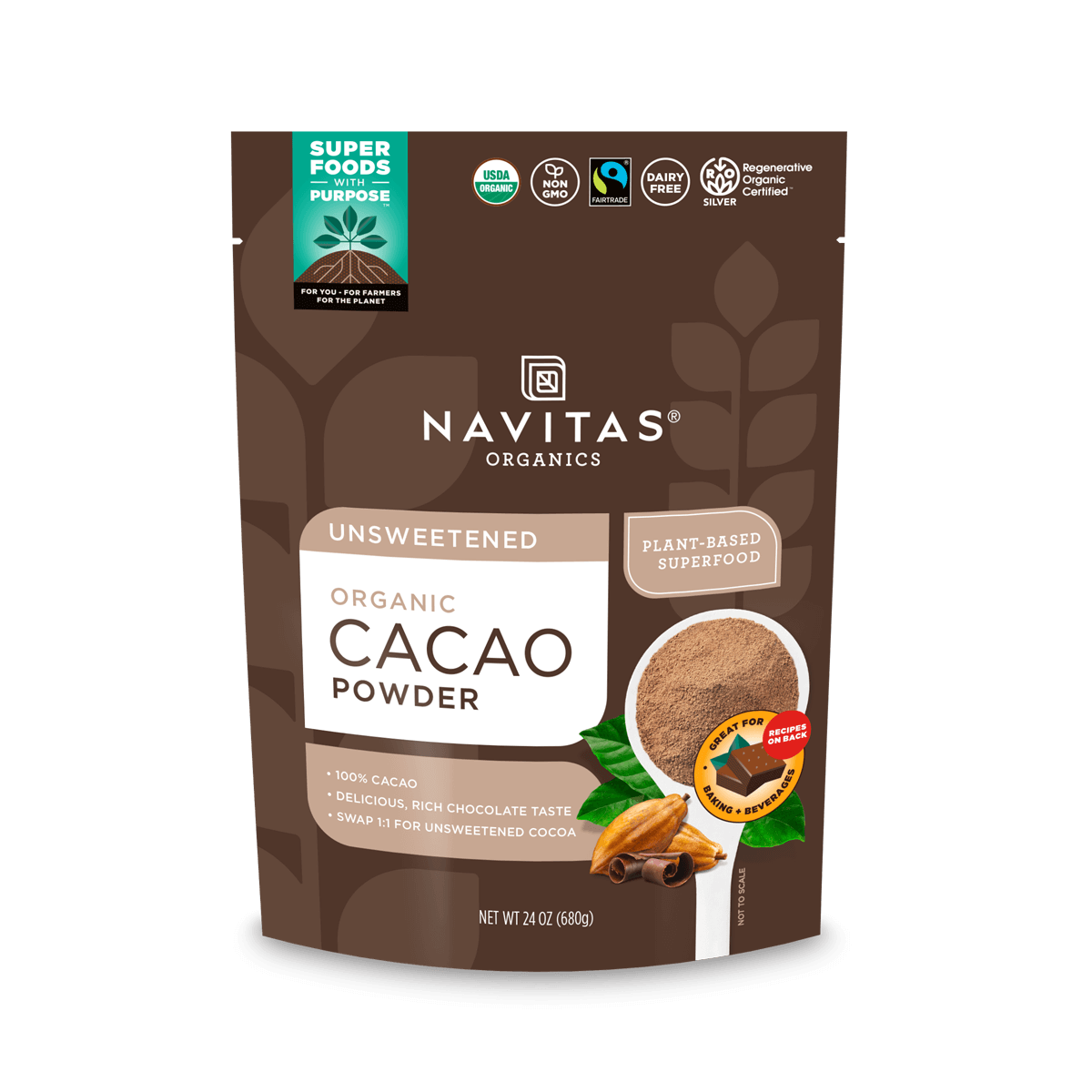 Cacao Powder: 24 oz